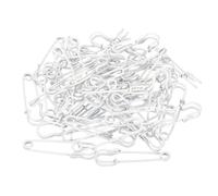 YOKIVE 50 Stück Sicherheitsnadeln, Große Metallnadeln | Handwerksanfertigung, Ideal für Kleidung, Stricken, Nähen (Weiß, 2,48 Zoll)