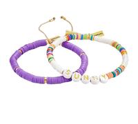Yokoamii Damen Set (Armband 2er) aus Edelstahl