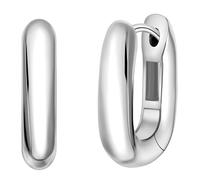 Yokoamii Creolen aus Messing in silber 16,0 mm Damen