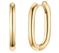 Yokoamii Creolen aus Metall-Legierung in gelbgold 28,6 mm Damen