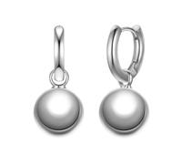 Yokoamii Creolen Damen silber, ONE SIZE