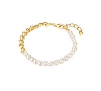 Yokoamii - Armband Metall Muschelkernperle in Gelbgold Armbänder & Armreife Damen