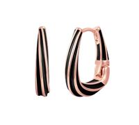 Yokoamii - Creolen aus Messing in Roségold 1 ct Damen