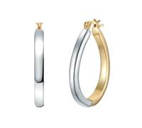 Yokoamii - Creolen Metall-Legierung in Silber/Gelbgold Damen