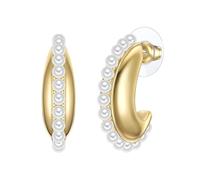 Yokoamii Creolen Damen gold, ONE SIZE