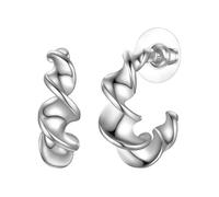 Yokoamii - Creolen aus Metall-Legierung in Silber 1 ct Damen