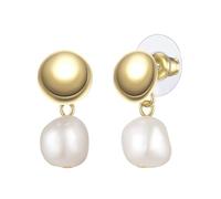 Yokoamii Perlen-Ohrhänger Damen weiß, ONE SIZE