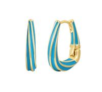 Yokoamii - Creolen aus Messing in Gelbgold 1 ct Damen