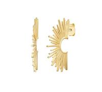Yokoamii Damen Ohrringe Messing gelbgold | Gelbgold-Optik, Ohrstecker
