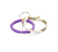 Yokoamii Damen Set (Armband 2er) aus Edelstahl