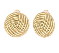 Yokoamii Ohrclips aus Metall-Legierung in gelbgold 23,4 mm Damen