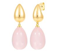 Yokoamii Ohrhänger aus Messing in gelbgold mit Kunststoff 44,5 mm Damen