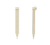 Yokoamii Ohrhänger Damen gold, ONE SIZE