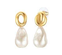 Yokoamii Ohrhänger Damen gold, ONE SIZE