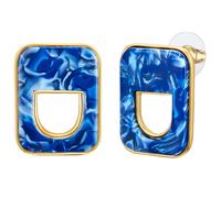 Yokoamii Ohrhänger Metall-Legierung in Gelbgold 27,8 mm Damen