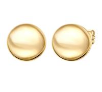 Yokoamii Ohrstecker aus Messing in gelbgold 20,9 mm Damen