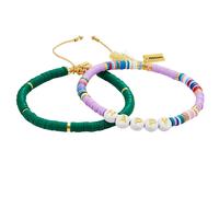 Yokoamii Damen Set (Armband 2er) aus Edelstahl