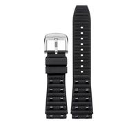 YOLIONU Kautschukarmband für BREITLING Chronomat B01 Silikonarmband mit konvexer Schnalle(Blacks2,22mm)