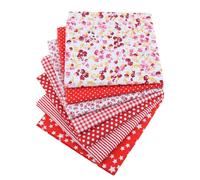 Yolistar 7 Stück 50 x 50 cm Patchwork Stoffpaket, Baumwollstoff Meterware, Stoff-Quadrate & Quiltingstoffe für Patchwork Handgemachten, DIY Nähmuster Handwerk