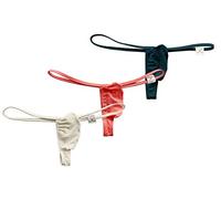 Yomie Einfarbige Gestreifte Umgedreht Tanga für Herren