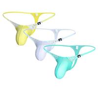 Yomie Herren String Tanga Männer Sexy Unterwäsche Herren-Strings Männer Spitzenunterwäsche für Herren