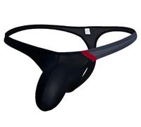 Yomie Herren-Strings Low Waisted Kontrastfarben Strings Big Pough Bikini Unterwäsche für Männer