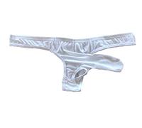 Yomie Herren Unterwäsche Slips Elefanten Nase Briefs Reine Farbe Low Rise Bequeme Tanga String Elephant Bulge Briefs Atmungsaktive Weiche Dreieck G String Unterhose