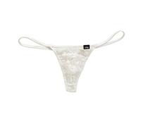 Yomie Männer Spitzen G-String Thong Transparente Unterwäsche Low Rise Bikini Slips T-Back Pouch Tanga Briefs Herren Unterhose