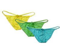 Yomie Männer Upturned Shortys Sexy String Elastische und Bequeme Unterwäsche Upwards Upturned Slips