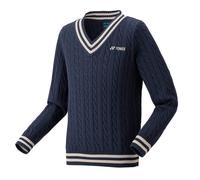 Yonex Sweater Pullover mit V-Ausschnitt indigoblau Jungen, Größe J130
