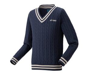 Yonex Sweater Pullover mit V-Ausschnitt indigoblau Jungen, Größe J130