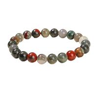 YONGHONGKEJI Heilkristall Armband Natürliche Edelstein Perlenarmbänder für Damen und Herren Energie Quarz Kristallstein Dehnbare Armreifen 7 Chakra Freundschaftsarmbänder Schmuckgeschenke Afrika