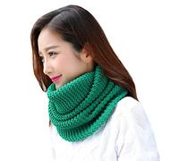 YONKOUNY Schal Damen Winter Warme Weich Schlauchschal Einfarbig Strick Loop Schal Halswärmer Rundschal Nackenwärmer