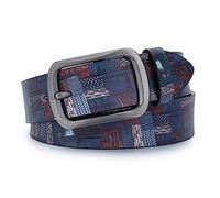 YOPADO Street Graffiti Bedruckter Stil Gürtel Mit Dornschließe Herren Damen Punk Rock Hip-Hop Ledergürtel Taillengürtel Für Jeans Hosen(105cm/waist:34"~36", B)