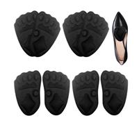 Yorajuy Ferseneinlagen für Damen, rutschfeste Schaumstoff-Entlastungspads, 4 Paar Fußkissen für High Heels, für Bräute, Frauen, Büro, Outdoor, Wandern, Reisen, Hochzeit, Dating, Party