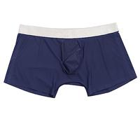 Yorggvel Unterwäsche Herren Nahtlose Eisseide Boxershorts Atmungsaktiv Sexy Solid Boxer Shorts (as3, Alpha, m, Regular, Regular, Cyan Farbe)