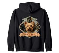 Yorkie Mom Süßer Vintage-Yorkshire-Terrier Kapuzenjacke