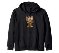 Yorkshire Terrier Yorkie Niedliche Hunderasse Mama Welpenliebhaber Kapuzenjacke