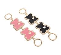 YOSADIER 2 Stück Taschenverlängerungskette aus Metall Abnehmbare Kurze Taschenkette für Damenhandtaschen Modischer und Stilvoller Riemen für Selbstgemacht Handtaschenzubehör