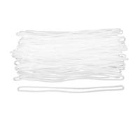 YOSADIER Transparente Pvc Gepäckanhänger Gurte und Feiner Verarbeitung 100 Stück mit Weichem Material Namensschild Schleifen für Koffer und Handgepäck