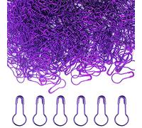 Yosawo 500Stück Sicherheitsnadeln Calabash Pin Kürbis Pins für Stricken Maschenmarkierer DIY Fertigkeit-Herstellung (Lila)
