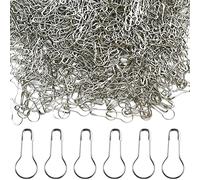Yosawo 500Stück Sicherheitsnadeln Calabash Pin Kürbis Pins für Stricken Maschenmarkierer DIY Fertigkeit-Herstellung (Silber)