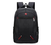 Yosoo Men Backpack, Water Resistant Lightweight Nylon Laptop Backpack with Ergonomic Handle and Breathable Mesh, for Travel Business School 17 Inch (054)