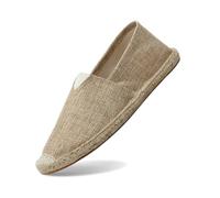 YOSUWOAI Espadrilles Damen Herren Sommer Einfarbig Latschen Stoffschuhe Flache Sommerschuhe Gesundheitsschuhe Atmungsaktiv Slipper Bequem Schlüpfschuhe Leinen Gesundheitsschuhe