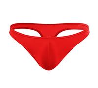 YOSUWOAI Herren Badehose Transparent Tanga Sexy Badetanga Mini Bikinihose Männer Swim String Schnelltrockend Beachshorts Mesh Dünne Unterwäsche Durchsichtige Slips Bequem Thong