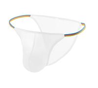 YOSUWOAI Herren Sexy Slip Mini Brief Dünn String Thong Erotisch Unterwäsche Männer Niedriger Taille Tanga Atmungsaktiv Unterhosen Bikini Slips Sommer Unterhose