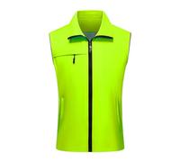YOSUWOAI Herren Weste Outdoor Sportweste Leicht Softshellweste Atmungsaktiv Anglerweste Dünne Sommerweste Gradientenfarbe Freizeitweste Trekking Fotografie Wander Multifunktionsweste