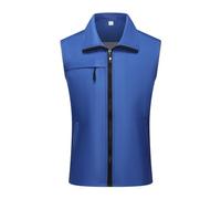 YOSUWOAI Herren Weste Outdoor Sportweste Leicht Softshellweste Atmungsaktiv Anglerweste Dünne Sommerweste Gradientenfarbe Freizeitweste Trekking Fotografie Wander Multifunktionsweste