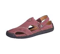 YOSUWOAI Orthopädische Sandalen Herren Leder Wandersandale Strand Hausschuhe Outdoorschuhe Sommer Trekkingschuhe Slipper Clogs Sportlich Fischer Pantoletten Geschlossener Trekkingsandalen
