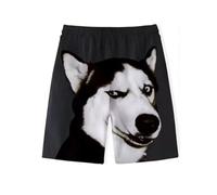 YOSUWOAI Shorts with Dog Face on Butt Herren Cartoon Dog Short Loose Fit Summer Beachshorts Schnelltrocknend Schwimmhose Leichte Boardshorts Hawaii Sommershorts Atmungsaktiv Sportshorts